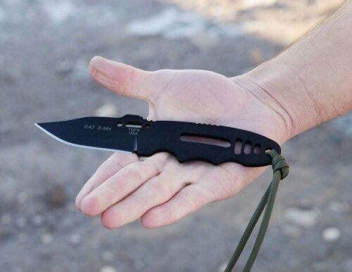 TOPS Covert Anti-Terrorism Fixed Knife 3" 1095 Steel One Piece Construction Blade 201 -TOPS - Survivor Hand Precision Knives & Outdoor Gear Store