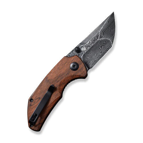 Civivi Thug 2 Folding Knife 2.69" Damascus Steel Blade Cuibourtia Wood Handle 20028CDS1 -Civivi - Survivor Hand Precision Knives & Outdoor Gear Store