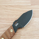 TOPS Shadow Rider Fixed Knife 3" 1095HC Steel Full Tang Blade Tan Micarta Handle SDRD01 -TOPS - Survivor Hand Precision Knives & Outdoor Gear Store