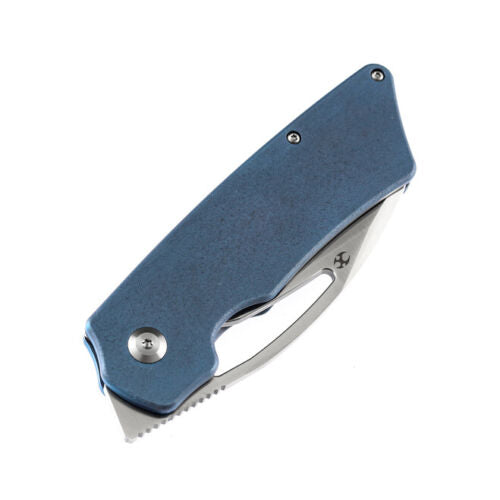 Kansept Knives Goblin XL Folding Knife 3.5" CPM S35VN Steel Blade Blue Titanium Handle 1016A5 -Kansept Knives - Survivor Hand Precision Knives & Outdoor Gear Store