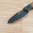 TOPS Hornero Fixed Knife 3" 1095HC Steel Blade Black / Tan Canvas Micarta Handle PHORN01 -TOPS - Survivor Hand Precision Knives & Outdoor Gear Store