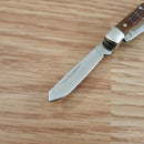 Rough Ryder Tiny Trapper Pocket Knife Stainless Steel Blades Jigged Bone Handle R807 -Rough Ryder - Survivor Hand Precision Knives & Outdoor Gear Store