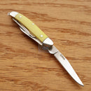 Rough Rider Tiny Stockman Pocket Knife 440 Stainless Blades Yellow Bone Handle R811 -Rough Ryder - Survivor Hand Precision Knives & Outdoor Gear Store