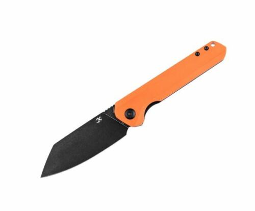 Kansept Knives Bulldozer Folding Knife 3.75" D2 Tool Steel Blade Orange G10 Handle 1028A7 -Kansept Knives - Survivor Hand Precision Knives & Outdoor Gear Store