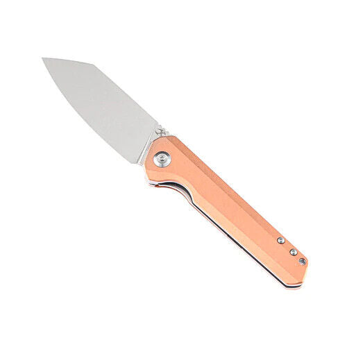 Kansept Knives Bulldozer Folding Knife 3.75" CPM S35VN Steel Blade Red Copper Handle 1028B1 -Kansept Knives - Survivor Hand Precision Knives & Outdoor Gear Store
