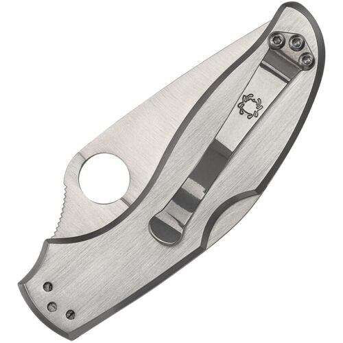 Spyderco Uptern Lock Folding Knife 2.88" 8Cr13MoV Steel Blade Stainless Handle 261P -Spyderco - Survivor Hand Precision Knives & Outdoor Gear Store