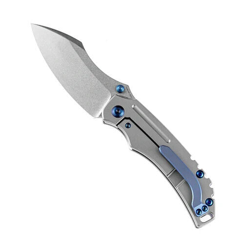 Kansept Knives Pelican EDC Folding Knife 3" S35VN Steel Blade Gray Titanium Handle 1018L3 -Kansept Knives - Survivor Hand Precision Knives & Outdoor Gear Store