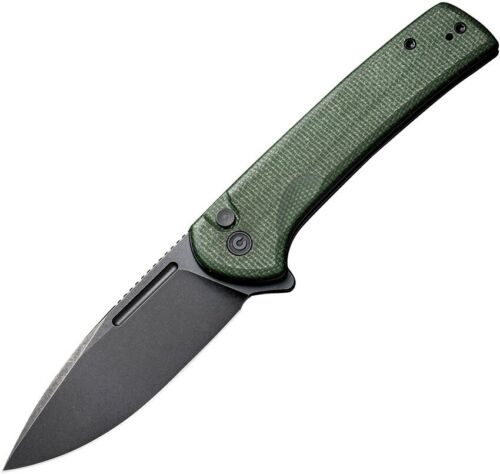 Civivi Conspirator Folding Knife 3.5" Nitro V Steel Blade Green Canvas Micarta Handle C210062 -Civivi - Survivor Hand Precision Knives & Outdoor Gear Store