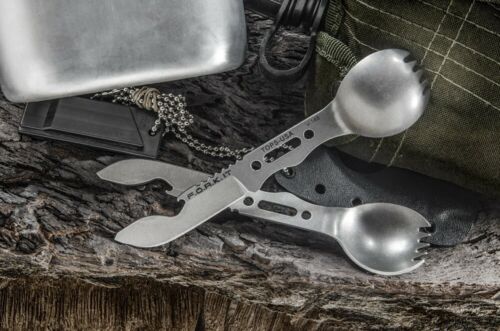 TOPS Fork It Tool Stonewash Finish 1095 Carbon Steel One Piece Construction FORK01 -TOPS - Survivor Hand Precision Knives & Outdoor Gear Store