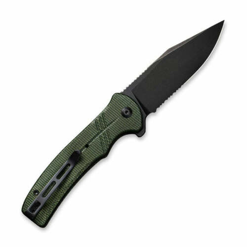 Civivi Cogent Folding Knife 3.5" 14C28N Sandvik Steel Blade Green Micarta Handle C20038E4 -Civivi - Survivor Hand Precision Knives & Outdoor Gear Store