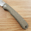 Kershaw Federalist Folding Knife 3.25" CPM-154 Steel Blade Green Canvas Micarta 4320 -Kershaw - Survivor Hand Precision Knives & Outdoor Gear Store