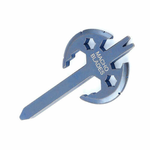 Kizer Cutlery Pry Axe Stonewash Finish Blue Titanium One Piece Construction 109 -Kizer Cutlery - Survivor Hand Precision Knives & Outdoor Gear Store