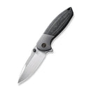 We Knife Co Nitro Mini Folding Knife 3.13" CPM-20CV Steel Drop Point Blade Black Linen Micarta Handle 220153 -We Knife Co - Survivor Hand Precision Knives & Outdoor Gear Store