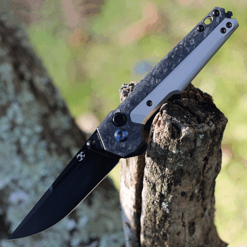 Kansept Knives EDC Tac Folding Knife 3.25" CPM S35VN Steel Blade Titanium/Carbon Fiber Handle 2009A1 -Kansept Knives - Survivor Hand Precision Knives & Outdoor Gear Store