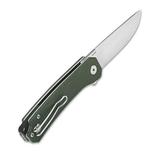 QSP Knife Osprey Folding Knife 3.25" 14C28N Steel Blade Green Micarta Handle 139C -QSP Knife - Survivor Hand Precision Knives & Outdoor Gear Store