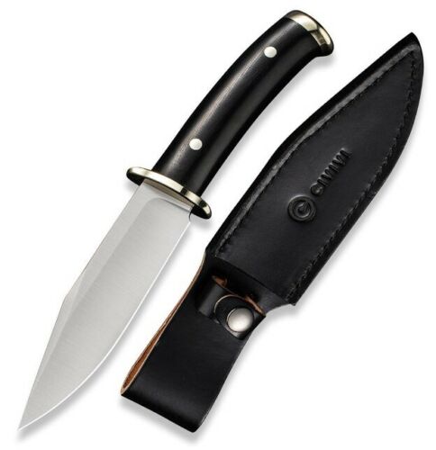 Civivi Teton Tickler Fixed Knife 5.5" D2 Tool Steel Clip Point Blade Black G10 Handle C200721 -Civivi - Survivor Hand Precision Knives & Outdoor Gear Store