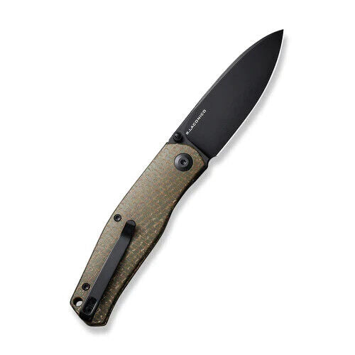 Civivi Sokoke Linerlock Folding Knife 3.38" Sandvik 14C28N Steel Drop Point Blade Green Burlap Micarta Handle C220072 -Civivi - Survivor Hand Precision Knives & Outdoor Gear Store