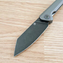 Kansept Knives Bulldozer Folding Knife 3.75" CPM-20CV Steel Blade Gray Titanium Handle 1028A2 -Kansept Knives - Survivor Hand Precision Knives & Outdoor Gear Store