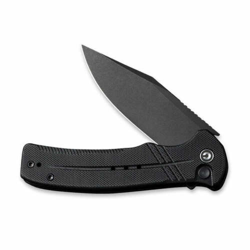 Civivi Cogent Folding Knife 3.5" 14C28N Sandvik Steel Blade Black G10 Handle C20038D1 -Civivi - Survivor Hand Precision Knives & Outdoor Gear Store