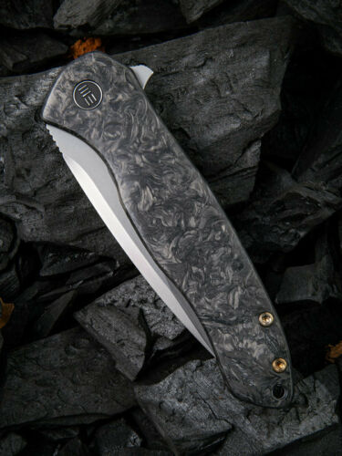 We Knife Co Kitefin Folding Knife 3.25" CPM S35VN Steel Blade Carbon Fiber/Titanium Handle 2001A -We Knife Co - Survivor Hand Precision Knives & Outdoor Gear Store