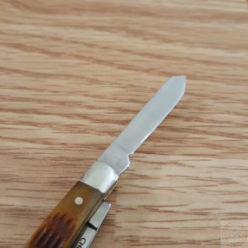 Rough Ryder Tiny Trapper Pocket Knife Stainless Steel Blades Jigged Bone Handle R807 -Rough Ryder - Survivor Hand Precision Knives & Outdoor Gear Store