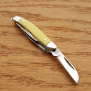 Rough Rider Tiny Stockman Pocket Knife 440 Stainless Blades Yellow Bone Handle R811 -Rough Ryder - Survivor Hand Precision Knives & Outdoor Gear Store