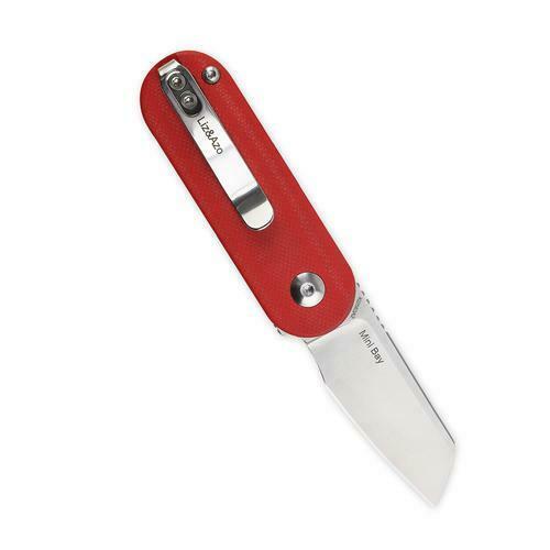 Kizer Cutlery Mini Folding Knife 1.88" S35VN Steel Blade White/Red/Black G-10 Handle 2583A2 -Kizer Cutlery - Survivor Hand Precision Knives & Outdoor Gear Store