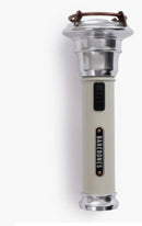 Barebones Living Flashlight Vintage White Rechargeable Aluminum Steel Construction RE190 -Barebones Living - Survivor Hand Precision Knives & Outdoor Gear Store