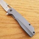 Kansept Knives Shard Folding Knife 3.5" S35VN Steel Blade Blue Titanium Handle 1006A8 -Kansept Knives - Survivor Hand Precision Knives & Outdoor Gear Store