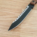 TOPS Ranger Bootlegger 2 Fixed Knife 5" 1095HC Steel Full Sawback Blade Tan Micarta RBL02 -TOPS - Survivor Hand Precision Knives & Outdoor Gear Store