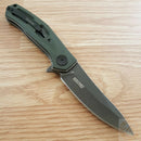 Kershaw Concierge Folding Knife 3.25" D2 Tool Steel Blade OD Green Micarta Handle 4020MCG -Kershaw - Survivor Hand Precision Knives & Outdoor Gear Store