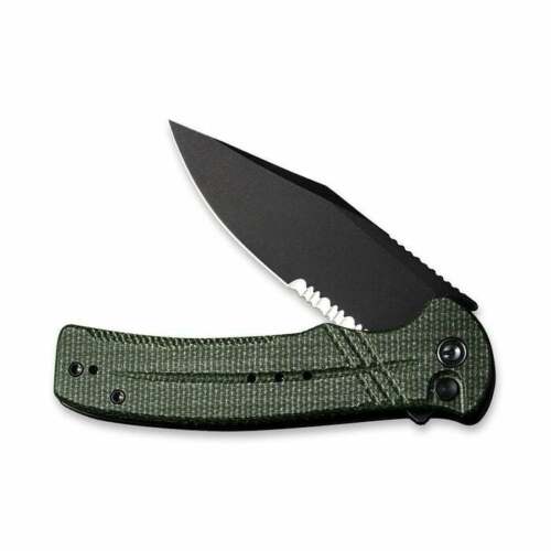 Civivi Cogent Folding Knife 3.5" 14C28N Sandvik Steel Blade Green Micarta Handle C20038E4 -Civivi - Survivor Hand Precision Knives & Outdoor Gear Store