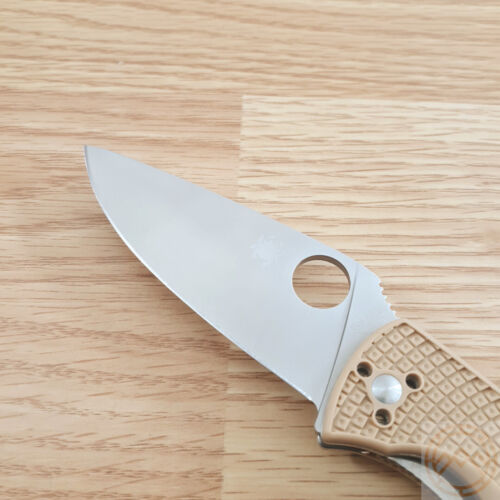 Spyderco Tenacious LWT Tan Folding Knife 3.38" 8Cr13MoV Steel Blade FRN Handle 122PTN -Spyderco - Survivor Hand Precision Knives & Outdoor Gear Store