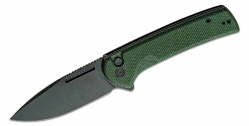 Civivi Conspirator Folding Knife 3.5" Nitro V Steel Blade Green Canvas Micarta Handle C210062 -Civivi - Survivor Hand Precision Knives & Outdoor Gear Store