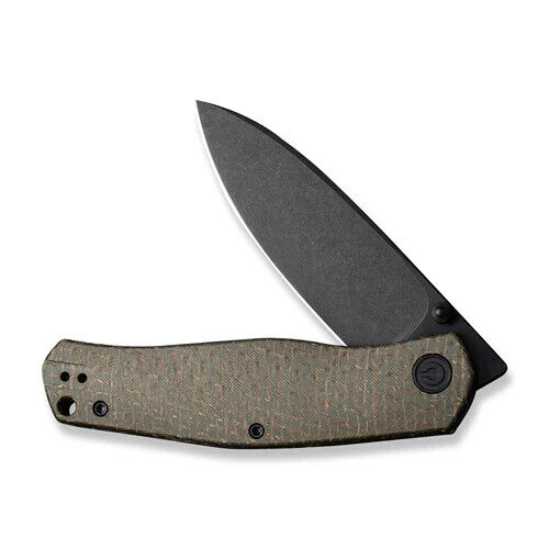 Civivi Sokoke Linerlock Folding Knife 3.38" Sandvik 14C28N Steel Drop Point Blade Green Burlap Micarta Handle C220072 -Civivi - Survivor Hand Precision Knives & Outdoor Gear Store