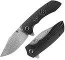 Kansept Knives Entity Folding Knife 3.5" Damascus Steel Blade Titanium Handle 1036B3 -Kansept Knives - Survivor Hand Precision Knives & Outdoor Gear Store