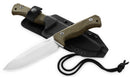 LionSTEEL T6 Fixed Knife Bohler K490 Steel Blade Green Canvas Micarta Handle T6CVG -LionSTEEL - Survivor Hand Precision Knives & Outdoor Gear Store