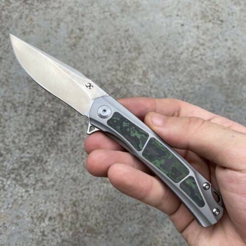 Kansept Knives Gremlin Folding Knife 3" CPM S35VN Steel Blade Titanium/Carbon Fiber Handle 2003A5 -Kansept Knives - Survivor Hand Precision Knives & Outdoor Gear Store