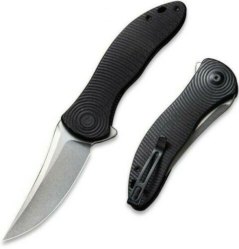 Civivi Synergy3 Liner Folding Knife 3.25" Nitro V Steel Blade Black G10 Handle C20075A1 -Civivi - Survivor Hand Precision Knives & Outdoor Gear Store