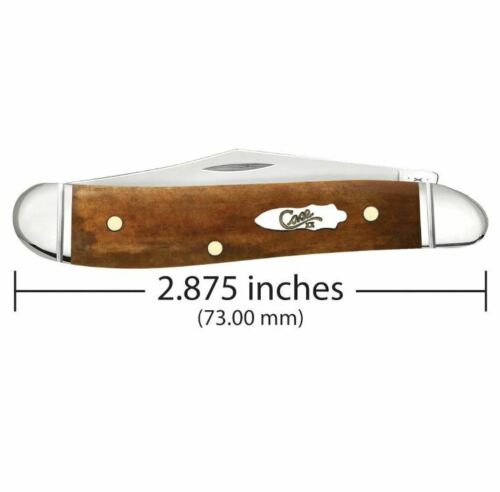 Case XX Peanut Pocket Knife Stainless Steel Blades Antique Smooth Bone Handle 58201 -Case Cutlery - Survivor Hand Precision Knives & Outdoor Gear Store