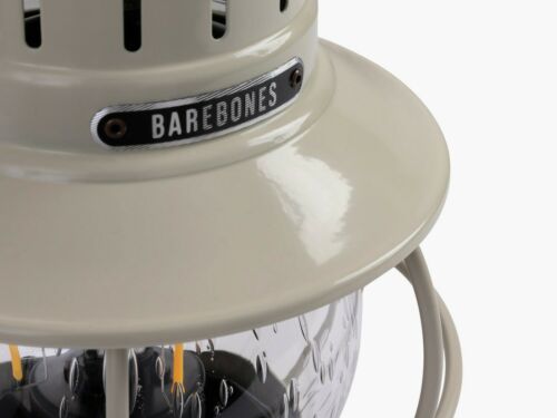 Barebones Living Railroad Lantern Vintage White Water/Rust Resistant Adjustable Warm Edison-Style LED RE180 -Barebones Living - Survivor Hand Precision Knives & Outdoor Gear Store