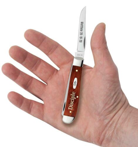 Case XX Disciple Pocket Knife Stainless Steel Blades Red Chestnut Smooth Bone Handle 60868 -Case Cutlery - Survivor Hand Precision Knives & Outdoor Gear Store