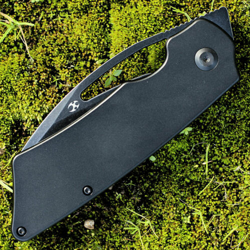 Kansept Knives Goblin Folding Knife 3.5" CPM-S35VN Steel Blade Black Titanium Handle 1016A2 -Kansept Knives - Survivor Hand Precision Knives & Outdoor Gear Store