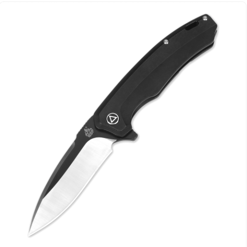 QSP Knife Woodpecker Folding Knife 3.75" Bohler M390 Steel Blade Titanium Handle 116D -QSP Knife - Survivor Hand Precision Knives & Outdoor Gear Store