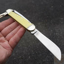 Rough Ryder Marlin Spike Pocket Knife 440 Steel Blades Yellow Smooth Synthetic Handle R897 -Rough Ryder - Survivor Hand Precision Knives & Outdoor Gear Store