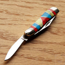 Rough Ryder Stoneworx Peanut Pocket Knife Stainless Steel Blades Mother Of Pearl/Stone Handle R911 -Rough Ryder - Survivor Hand Precision Knives & Outdoor Gear Store