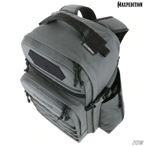 Maxpedition Havyk-1 Backpack Water/Abrasion Resistant 500-D Wolf Gray Nylon Construction 2121W -Maxpedition - Survivor Hand Precision Knives & Outdoor Gear Store