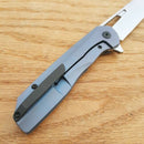 Kansept Knives Shard Folding Knife 3.5" S35VN Steel Blade Blue Titanium Handle 1006A8 -Kansept Knives - Survivor Hand Precision Knives & Outdoor Gear Store