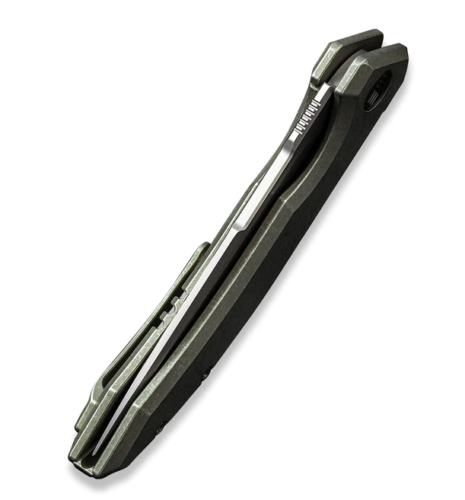 We Knife Co Quixotic Folding Knife 3.5" CPM-20CV Steel Blade Green Titanium Handle 210164 -We Knife Co - Survivor Hand Precision Knives & Outdoor Gear Store