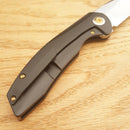 Kansept Accipiter Folding Knife 3.63" S35VN Steel Blade Titanium/Copper Handle 1007A3 -Kansept Knives - Survivor Hand Precision Knives & Outdoor Gear Store